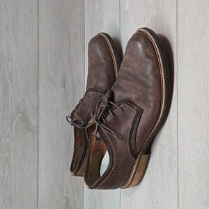 Ecco Mens Kenton Plain toe  Leather Oxford Loafer Slip on shoes sz 45/11-11.5